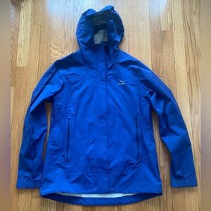 Blue L.L. Bean Rain Jacket